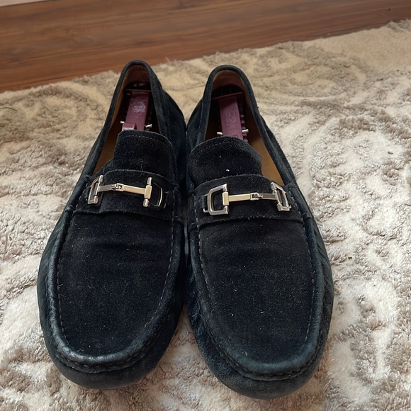 Gucci black Suede Driver loafers size 8 - Picture 2 of 13